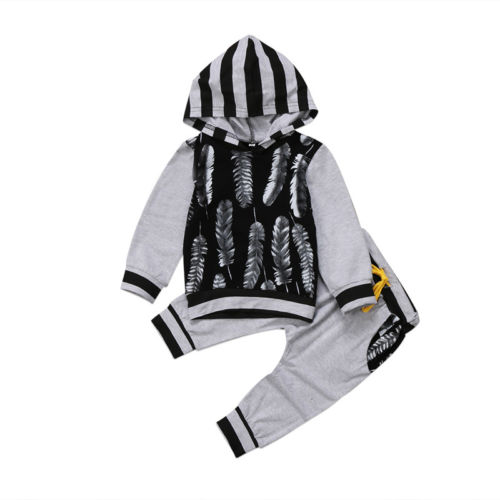 Newborn Kid Baby Boy Clothes Tops Hoodies T Shirts