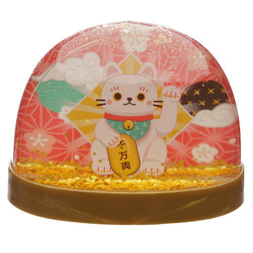 Collectable Snow Storm - Lucky Cat Maneki Neko