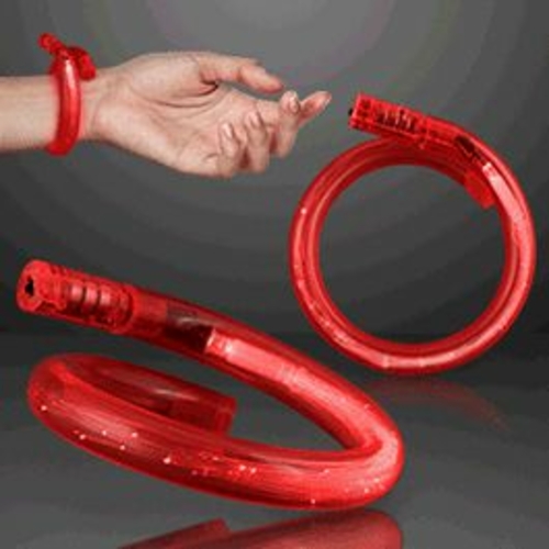 Blinkee 1145010 Light Up Tube Bracelet, Red