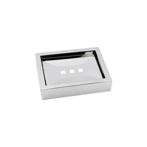 Omar Square Chrome Soap Dish Holder