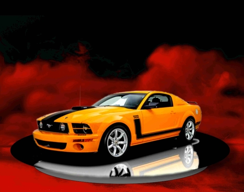 Mustang Boss 302  Art Mouse Pad Classic Muscle Car