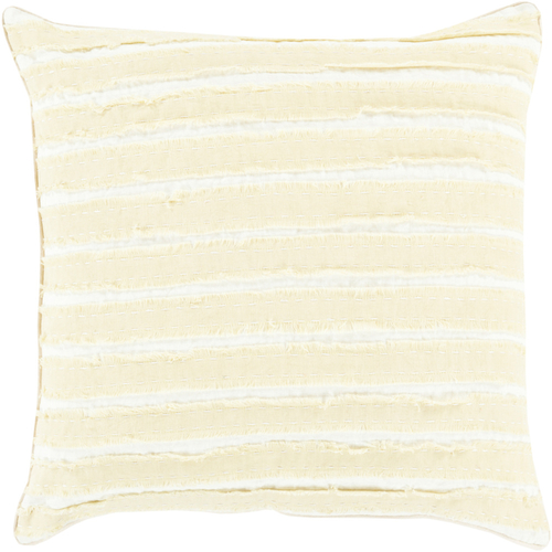 Surya WO001-1818P Willow Throw Pillow - Moss & Cream - 18 x 18 x 4 in.