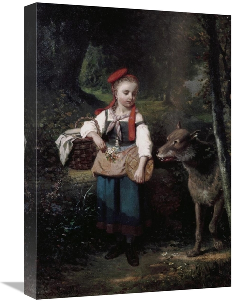 Global Gallery GCS-276946-22-142 22 in. Little Red Riding Hood Art Pri