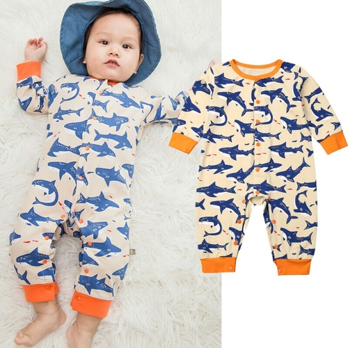 Pudcoco Autumn Newborn Kids Boy Girl Clothes Long