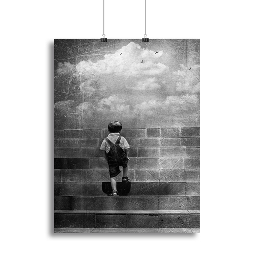 Life is just a lonely highway Canvas Print or Poster