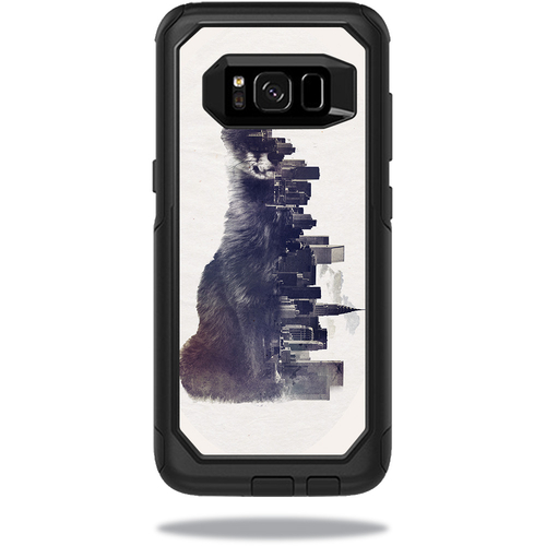 MightySkins OTCSGS8-city fox Skin for Otterbox Commuter Samsung Galaxy