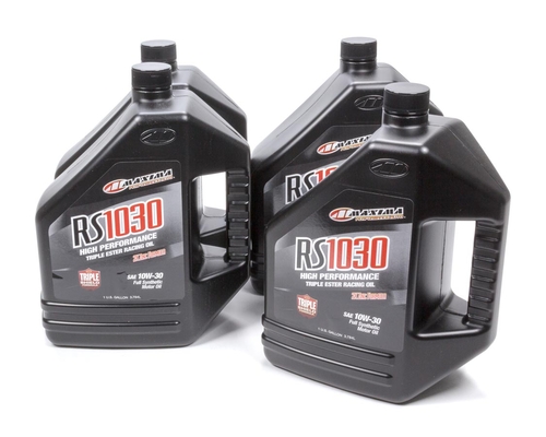 Maxima Racing Oils 39-019128 10W30 Synthetic Oil Case, 4 x 1 gal R