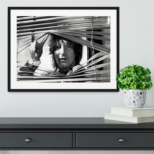 Rod Stewart in 1983 Framed Print