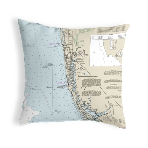 Betsy Drake NC11429NA Naples Bay, FL Nautical Map Noncorded Indoor