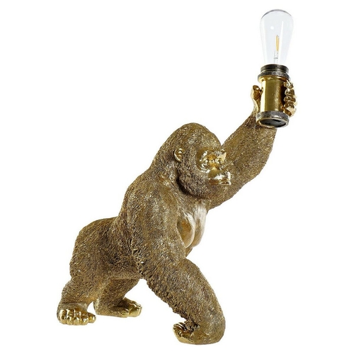 Desk lamp DKD Home Decor Resin 220 V Golden 50 W Gorilla (39 x 31.5 x