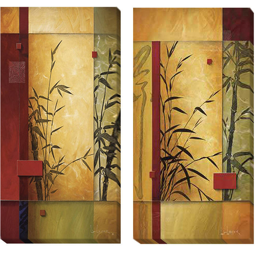 Artistic Home Gallery 1224B203CG Garden Dance I & II by Don Li-Leger P