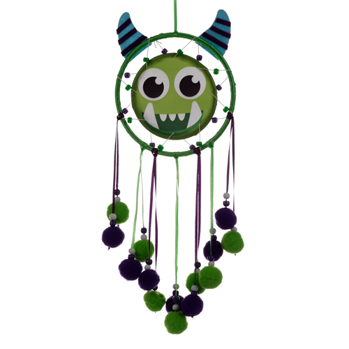 Cute Fun Green Monster Monstarz Dreamcatcher