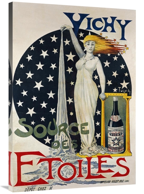 Global Gallery GCS-267444-40-142 40 in. Vichy, Source Des Etoiles 