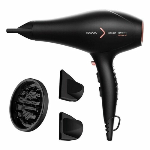 Hairdryer Cecotec AC Bamba IoniCare 5350 PowerShine Fire 2600W Black /