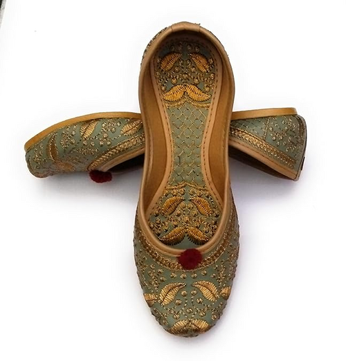 Women's Sylish Mojari Traditional Punjabi Jutti Ethnic Shoes