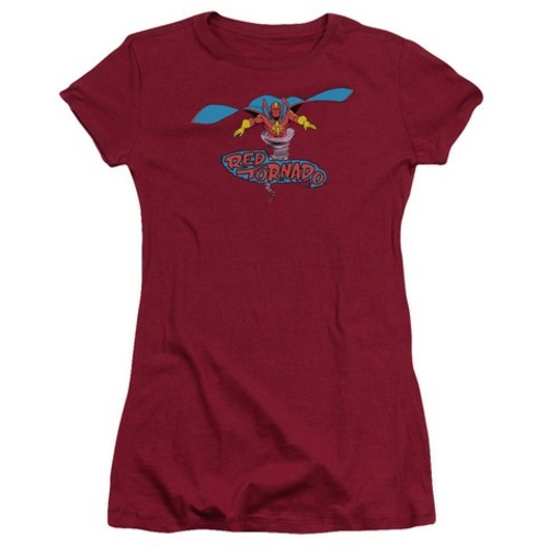 Dc-Red Tornado - Short Sleeve Junior Sheer Tee - Cardinal, 2X