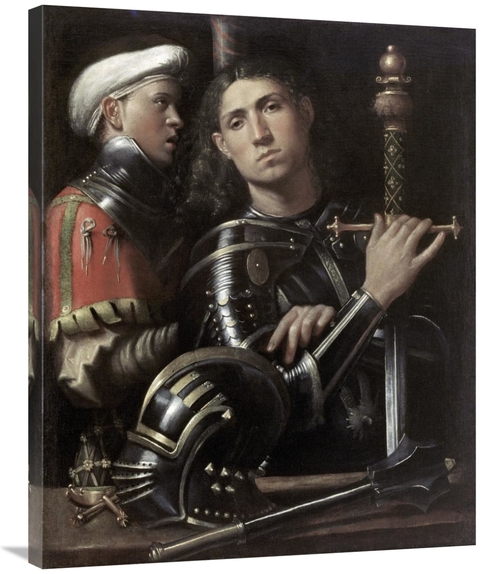 Global Gallery GCS-277694-36-142 36 in. Portrait of a Man in Armor wit