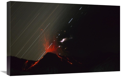 Global Gallery GCS-451102-2030-142 20 x 30 in. Mt Ruapehu Time Exposur