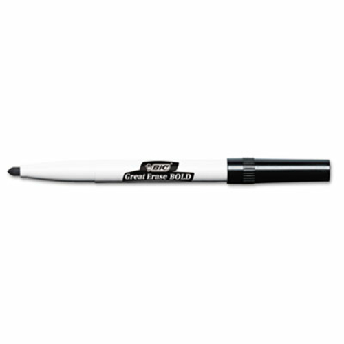 Bic DECF11-BK Great Erase Bold Pocket Style Dry Erase Markers  Fine Po