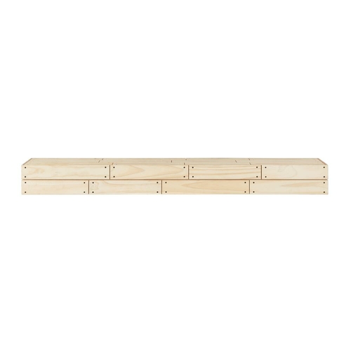 Pearl Mantels 351R-60 60 in. The Cades Cove Shiplap Mantel Shelf - Unf