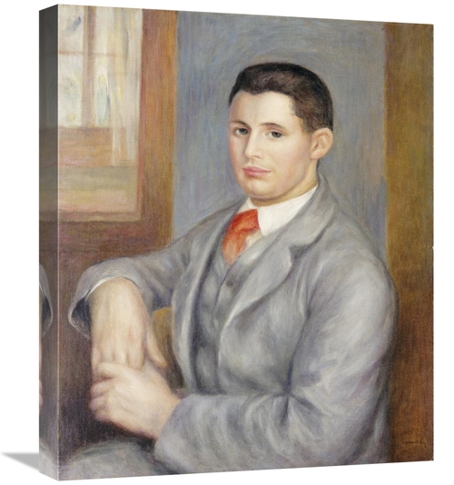 Global Gallery GCS-267122-22-142 22 in. Young Man with a Red Tie Art P