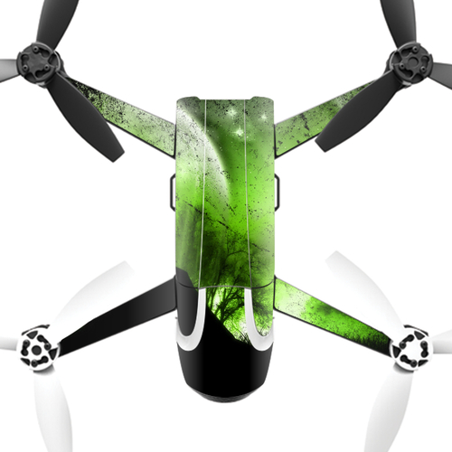 MightySkins PABEBOP2-Howling Wolf Skin Decal Wrap for Parrot Bebop 2 Q