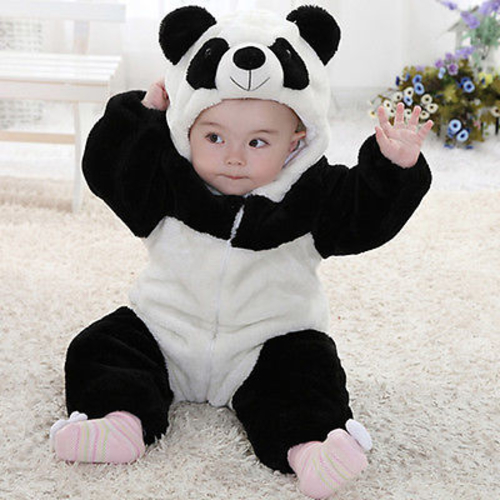 Baby Kid Toddler Newborn Boy Panda Animal Onesie
