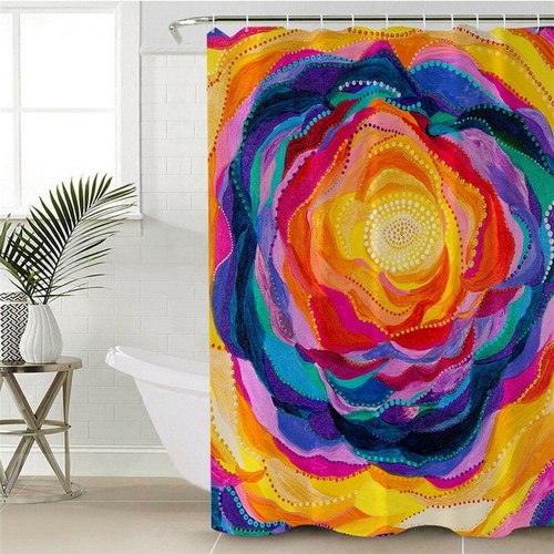 Art Colorful Rose Shower Curtain