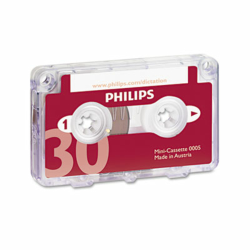 Philips LFH000560 Audio & Dictation Mini Cassette- 30 Minutes (15 