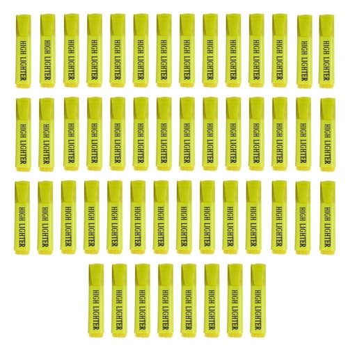 Yellow Highlighters - 250 Pieces