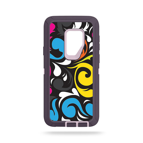 MightySkins OTDSGS9PL-Swirly Skin for Otterbox Defender Galaxy S9 Plus