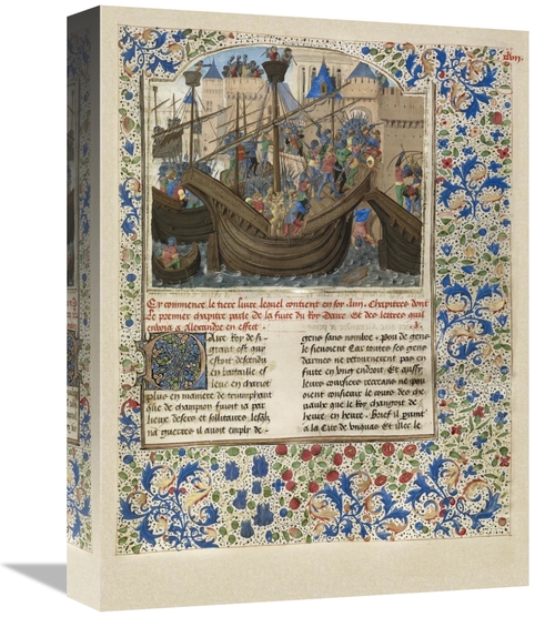 Global Gallery GCS-454762-1216-142 12 x 16 in. Alexander Attacks the C