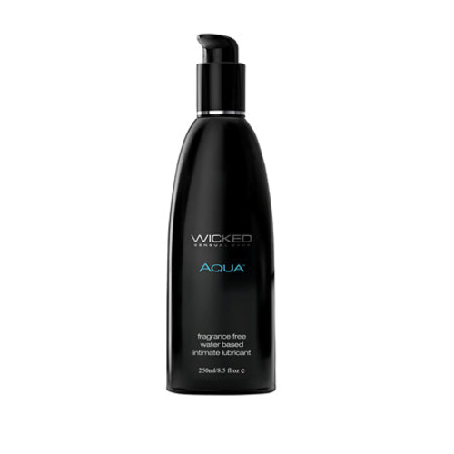 Wicked Aqua Water-Based Lubricant 8.5 oz.