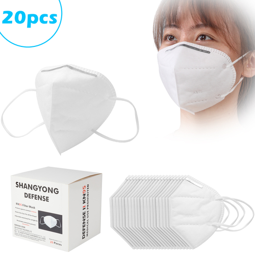 20 PCS KN95 Masks Air Purifying Dust Pollution Face Masks 