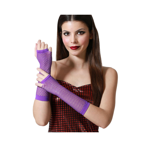 Gloves Purple Violet