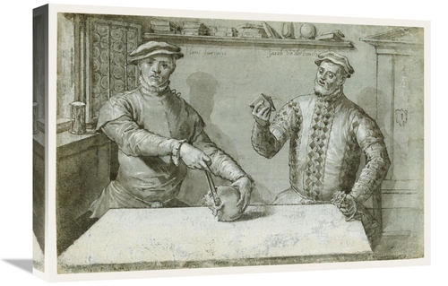 Global Gallery GCS-454969-22-142 22 in. A Double Portrait of Hans Furr