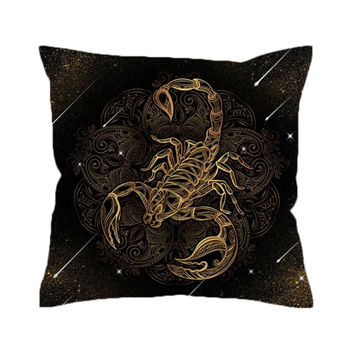 Scorpion Cushion Cover Meteor Scorpio Pillowcase