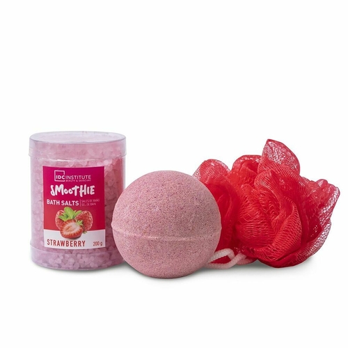 Bath Set IDC Institute Smoothie Strawberry Strawberry (3 Pieces) (3