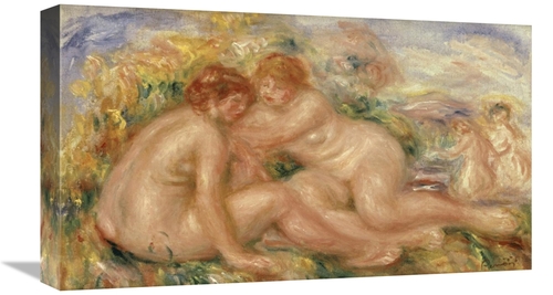 Global Gallery GCS-279632-22-142 22 in. Four Bathers Art Print - Pierr