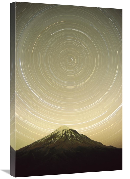 Global Gallery GCS-453444-2030-142 20 x 30 in. Star Trails Around the 