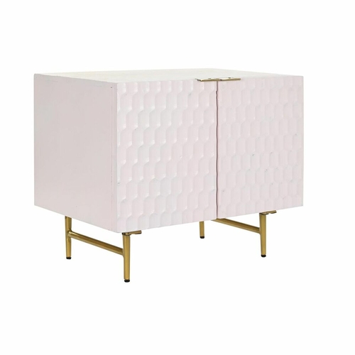 Sideboard DKD Home Decor   Pink 63 x 43 x 52 cm Golden Metal Mango