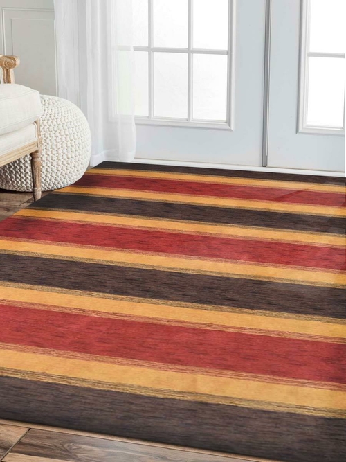 9 x 12 ft. Hand Knotted Gabbeh Wool Contemporary Rectangle Area Rug&#4