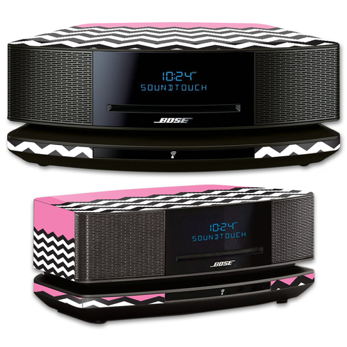 MightySkins BOWAST4-Pink Chevron Skin for Bose Wave SoundTouch Music S