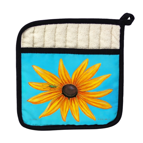 Betsy Drake PT047A Black-Eyed Susan Pot Holder