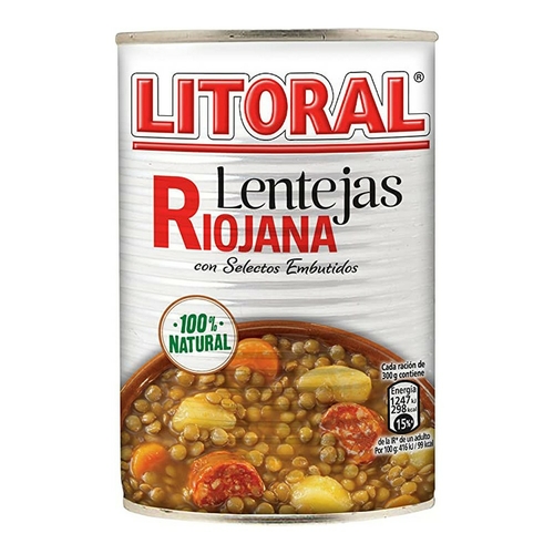 Lentils Rioja Style Litoral (425 g)