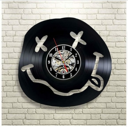 NIRVANA MUSIC BAND HANDMADE VINYL RECORD WALL CLOCK FAN GIFT