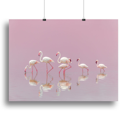 Flamingos Canvas Print or Poster