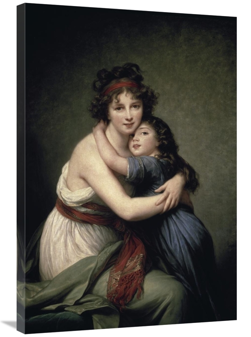 Global Gallery GCS-281436-36-142 36 in. Madame Vigee Le Brun & Her Dau