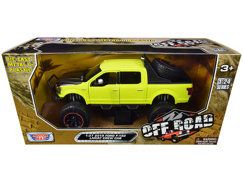 2019 Ford F-150 Lariat Crew Cab Pickup Truck Off Road Bright Green