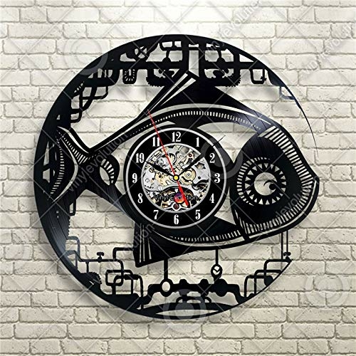 FISH HANDMADE VINYL RECORD WALL CLOCK FUNNY GIFT